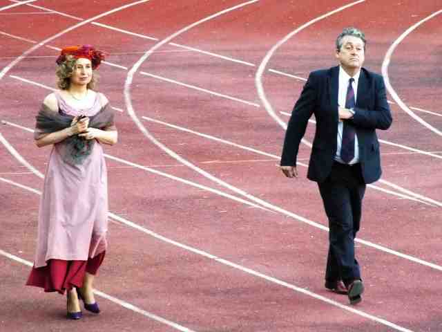 Course vers l'arrivée